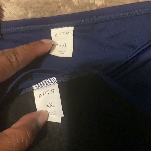 Navy Blue Ruched Tankini - Picture 8 of 10